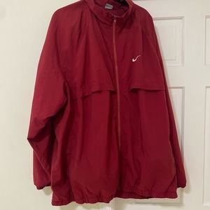 Red Windbreaker